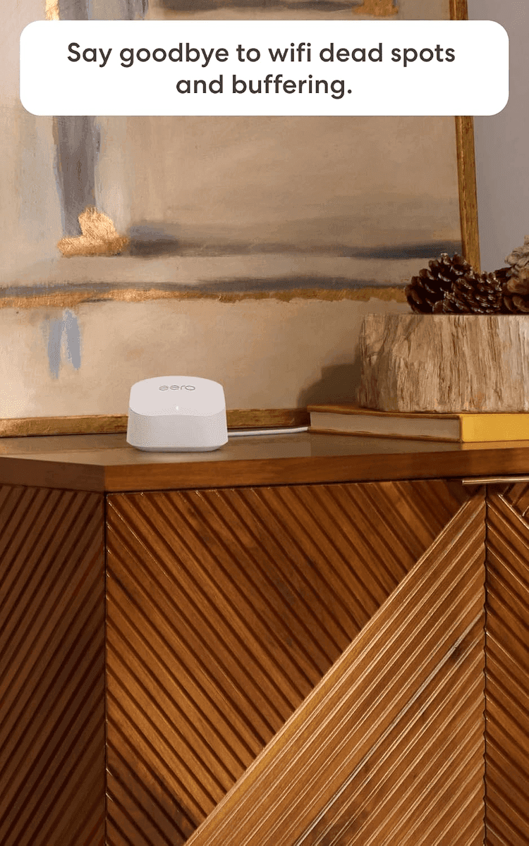 Amazon eero 6+ Wi-Fi 6 Mesh System 3-Pack for $214.99 image 3