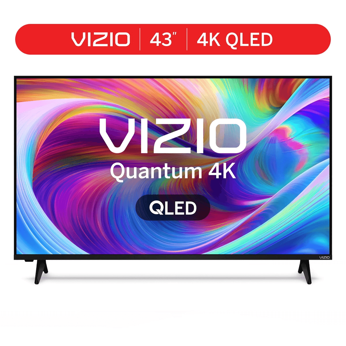 VIZIO 43-inch Quantum 4K QLED HDR Smart TV VQD43R-10