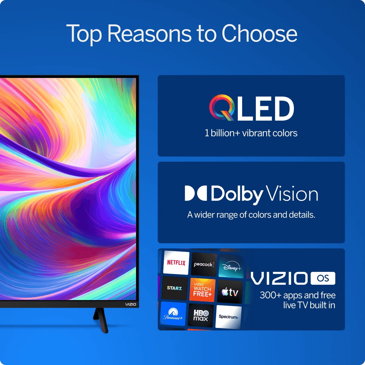 VIZIO 43-inch Quantum 4K QLED HDR Smart TV VQD43R-10 image 4