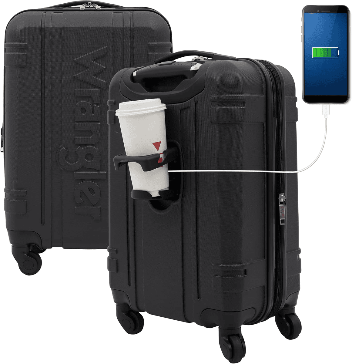 Wrangler 20-in. Astral Hardside Carry-On Luggage - Black