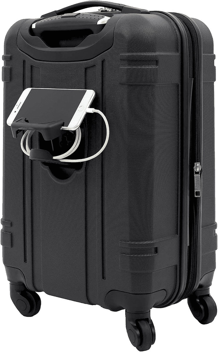 Wrangler 20-in. Astral Hardside Carry-On Luggage - Black image 3
