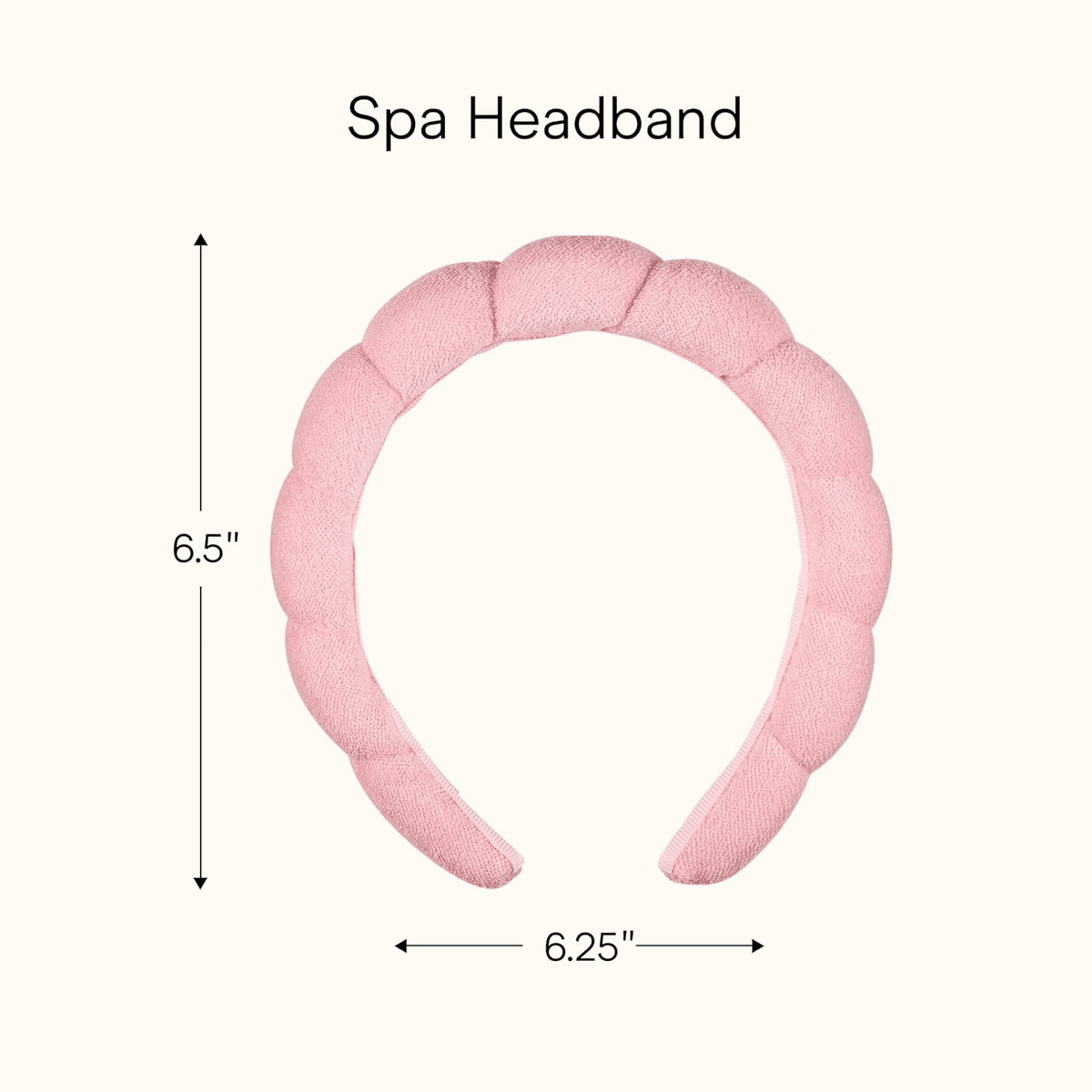 [Prime] Conair Spa Makeup and Face-Washing Headband - Blush Pink image 3