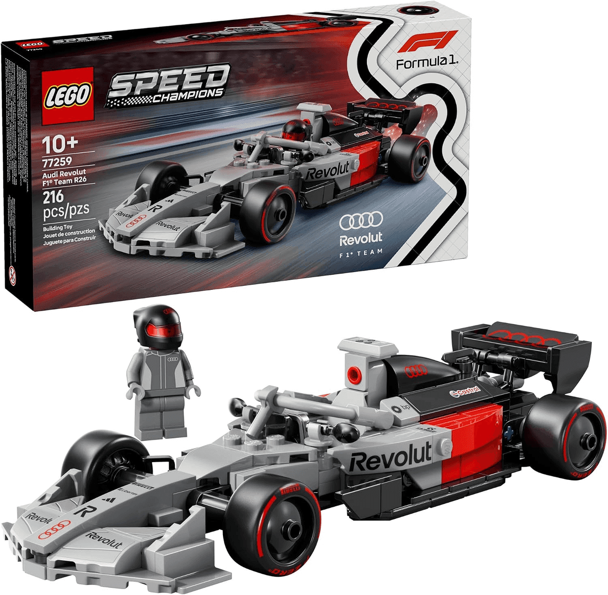 LEGO Speed Champions Audi Revolut F1 Team R26 Race Car