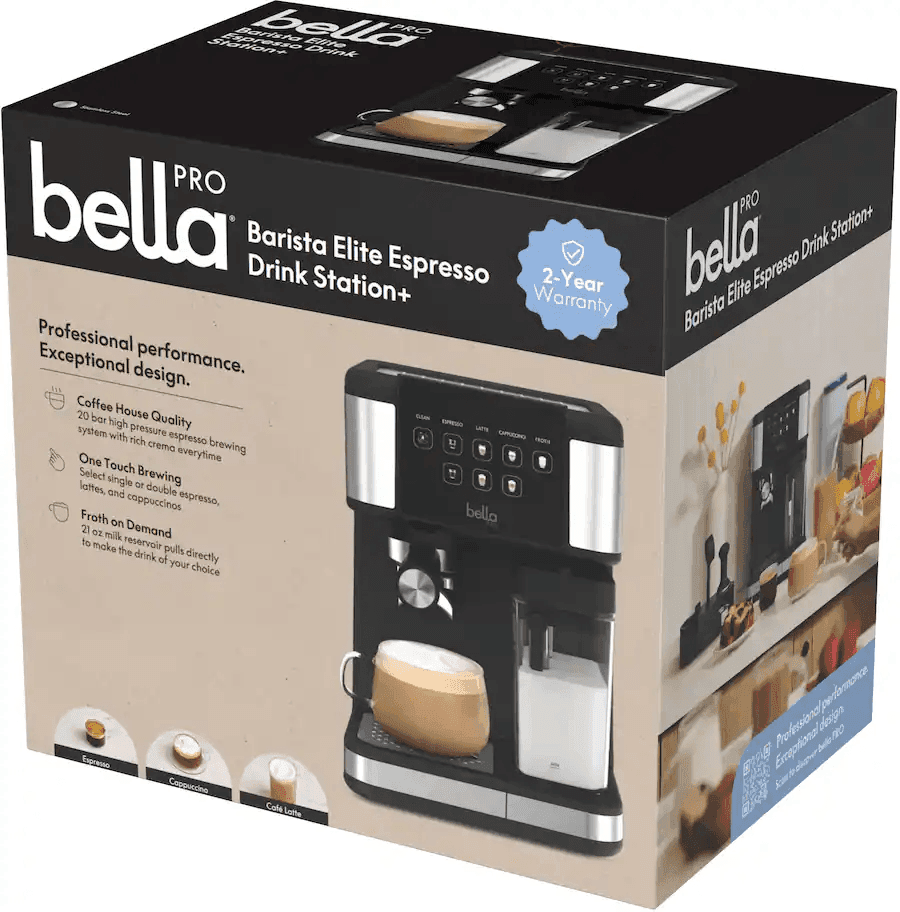 bella PRO Barista Elite Espresso Drink Station+ image 5