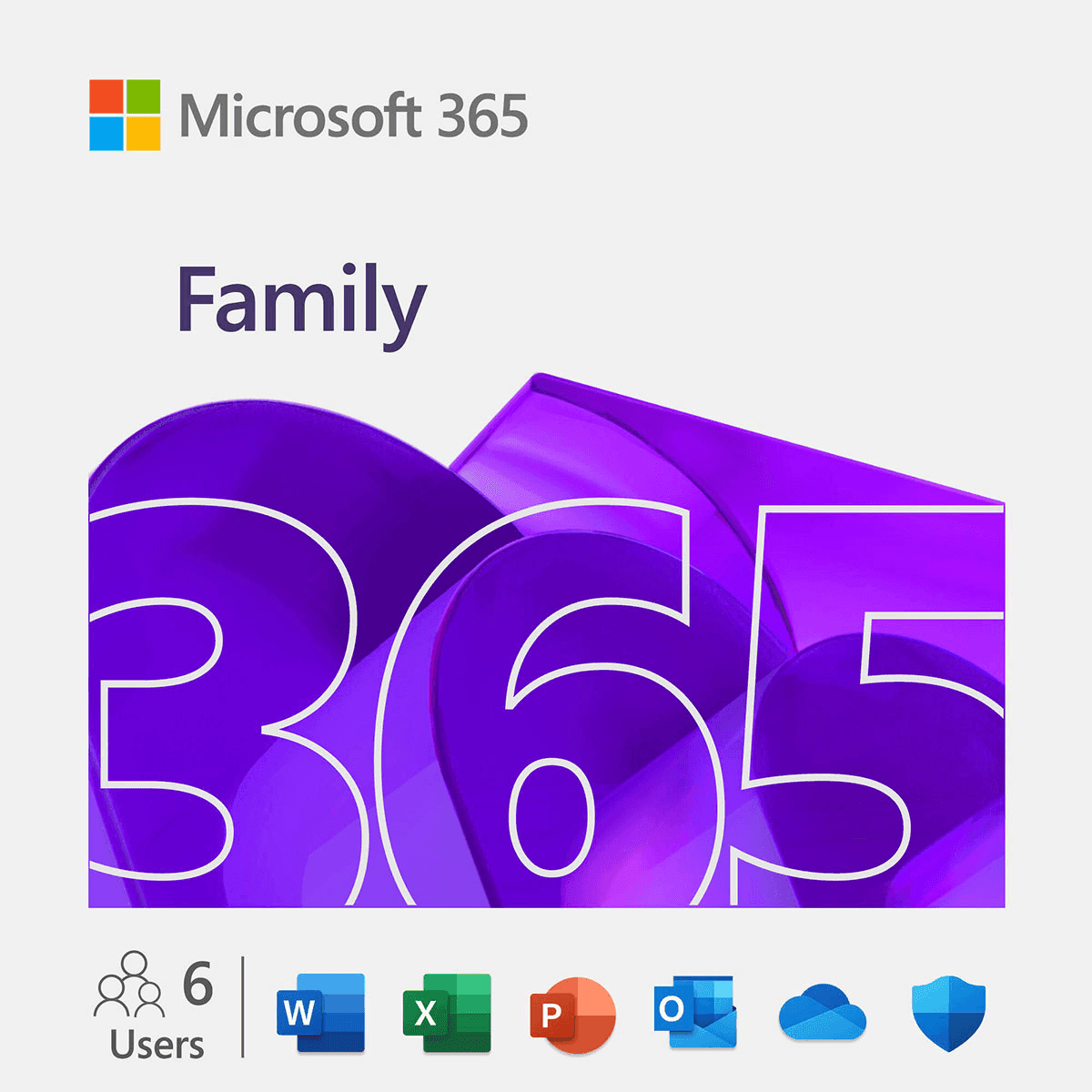Microsoft 365 Family 1-Year Subscription for 6 Users