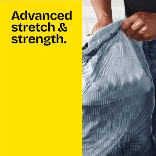 Glad ForceFlex 13-Gallon Tall Kitchen Drawstring Trash Bags, 110 Count image 4