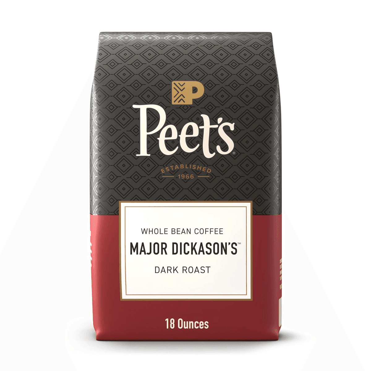 Peet's Major Dickason's Dark Roast Whole Bean Coffee, 18 oz