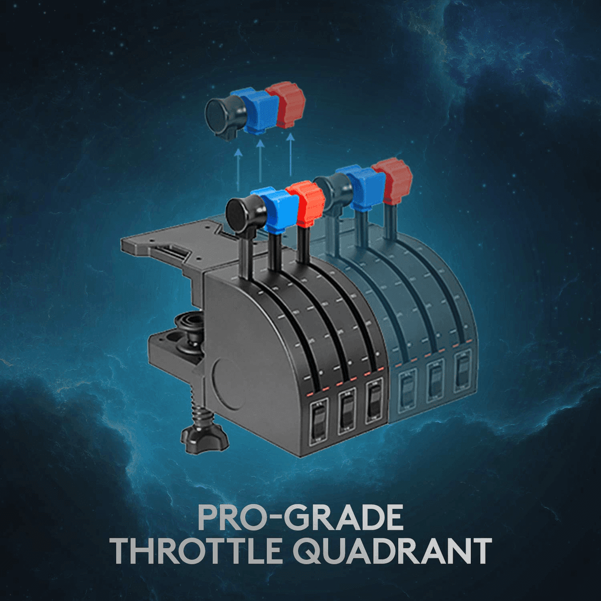 Logitech G PRO Flight Yoke System with Throttle Quadrant image 3