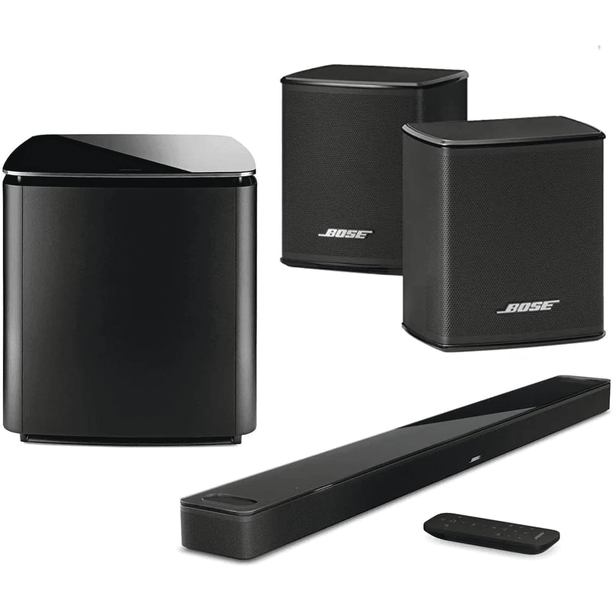 Bose 3.1 Home Theater System with Smart Ultra Soundbar, Bass Module 700 and Surround Speakers - Black