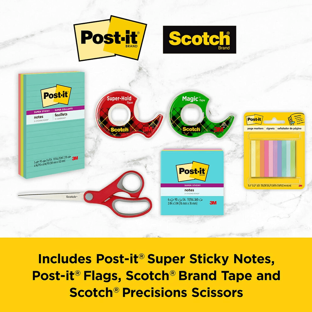 Scotch & Post-it Office Essentials Kit (Pack of 1)