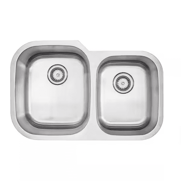 Glacier Bay 31 in. Double Bowl Stainless Steel Kitchen Sink for $94.43