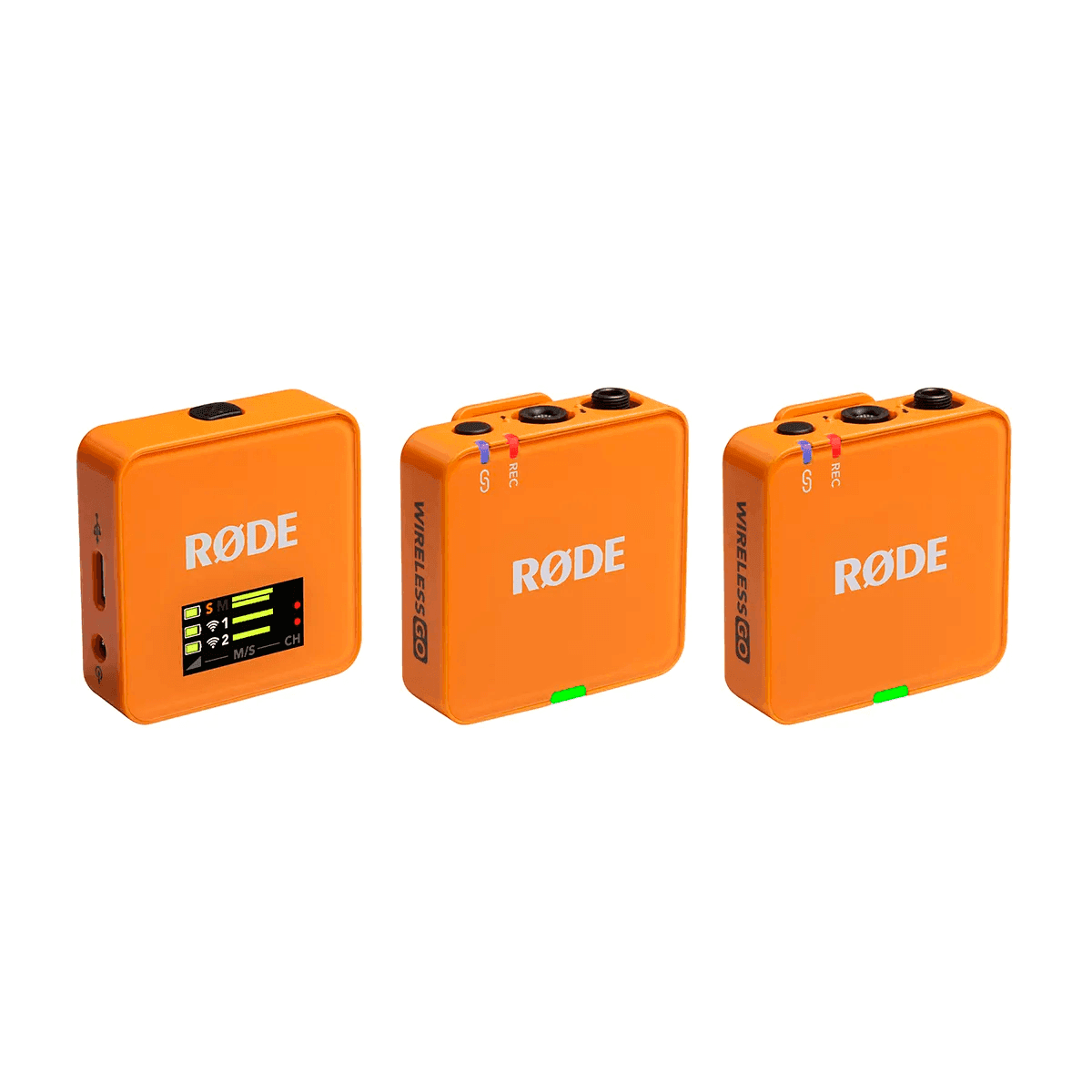 RØDE Wireless GO Gen 3 Dual-Channel Microphone System (Orange) for $157