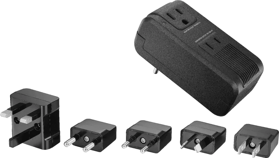 Insignia Travel Adapter and Converter - Black