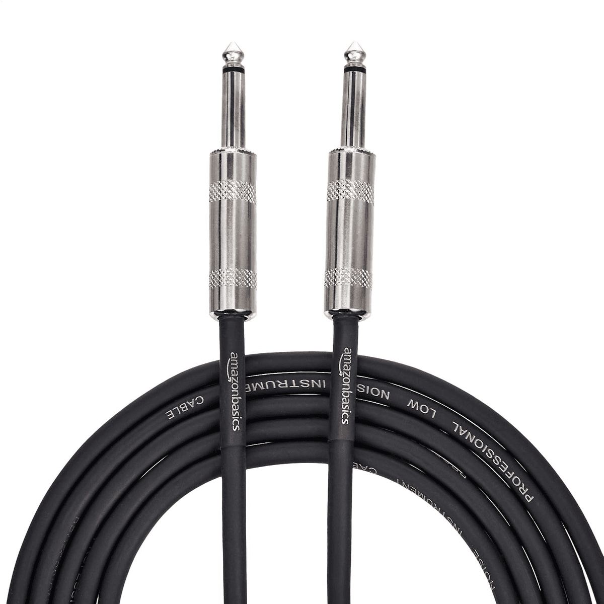 Amazon Basics 10-Foot 1/4-Inch Instrument Cable