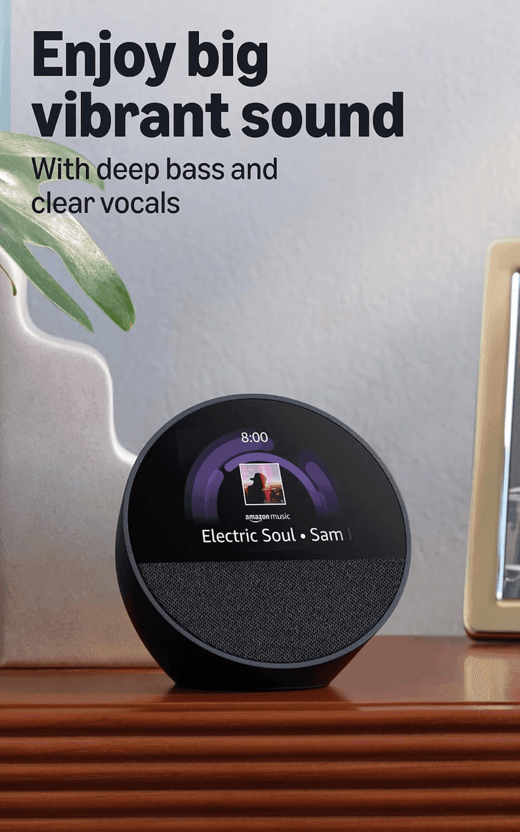 Amazon Echo Spot Smart Alarm Clock for $54.99 image 3