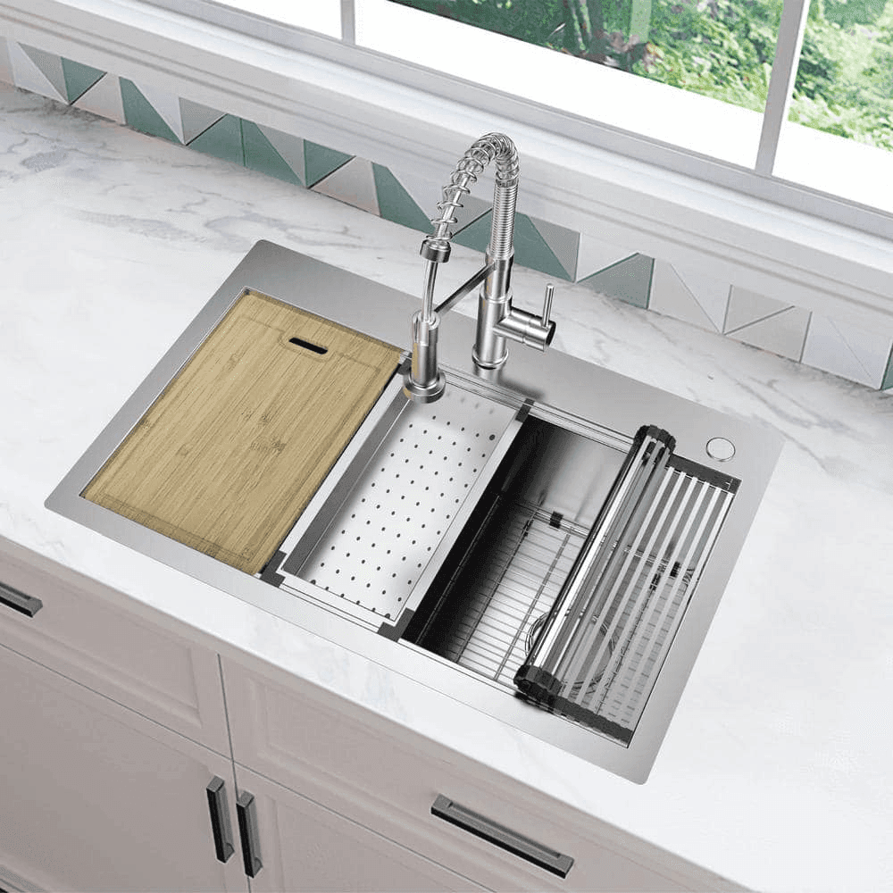Glacier Bay 33-Inch Workstation Kitchen Sink for $226.85 image 2