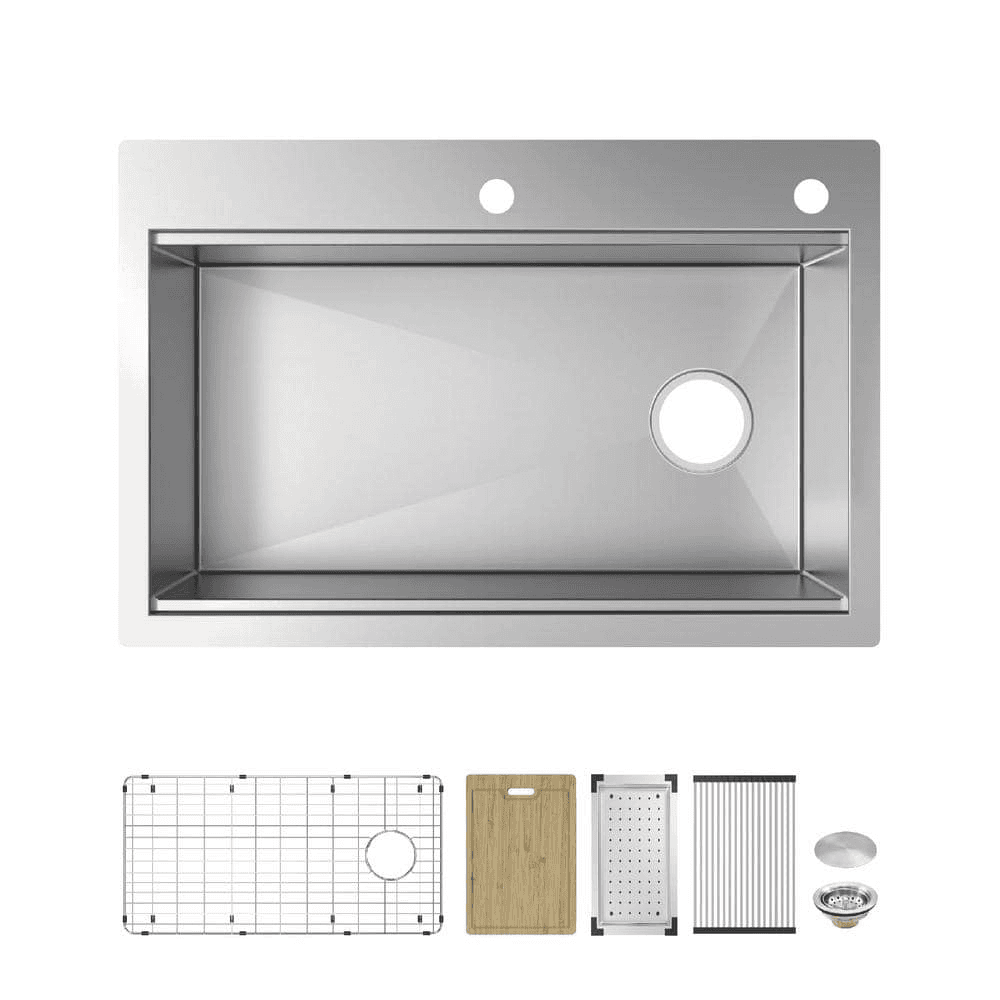 Glacier Bay 33-Inch Workstation Kitchen Sink for $226.85