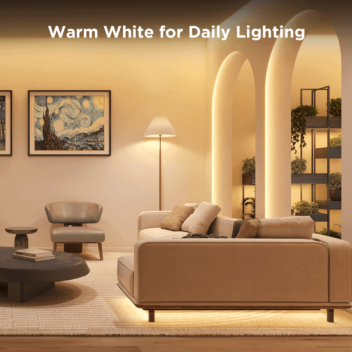 Govee 49.2-ft RGBIC Wi-Fi LED Strip Light image 3