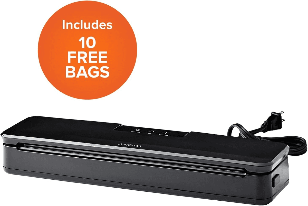 Anova Culinary Compact Vacuum Sealer with 10 Bags image 5
