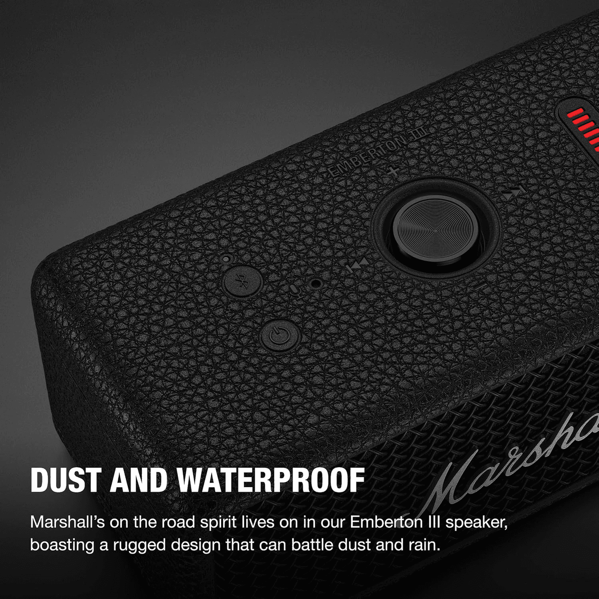 Marshall Emberton III Portable Bluetooth Speaker - Black/Silver image 5