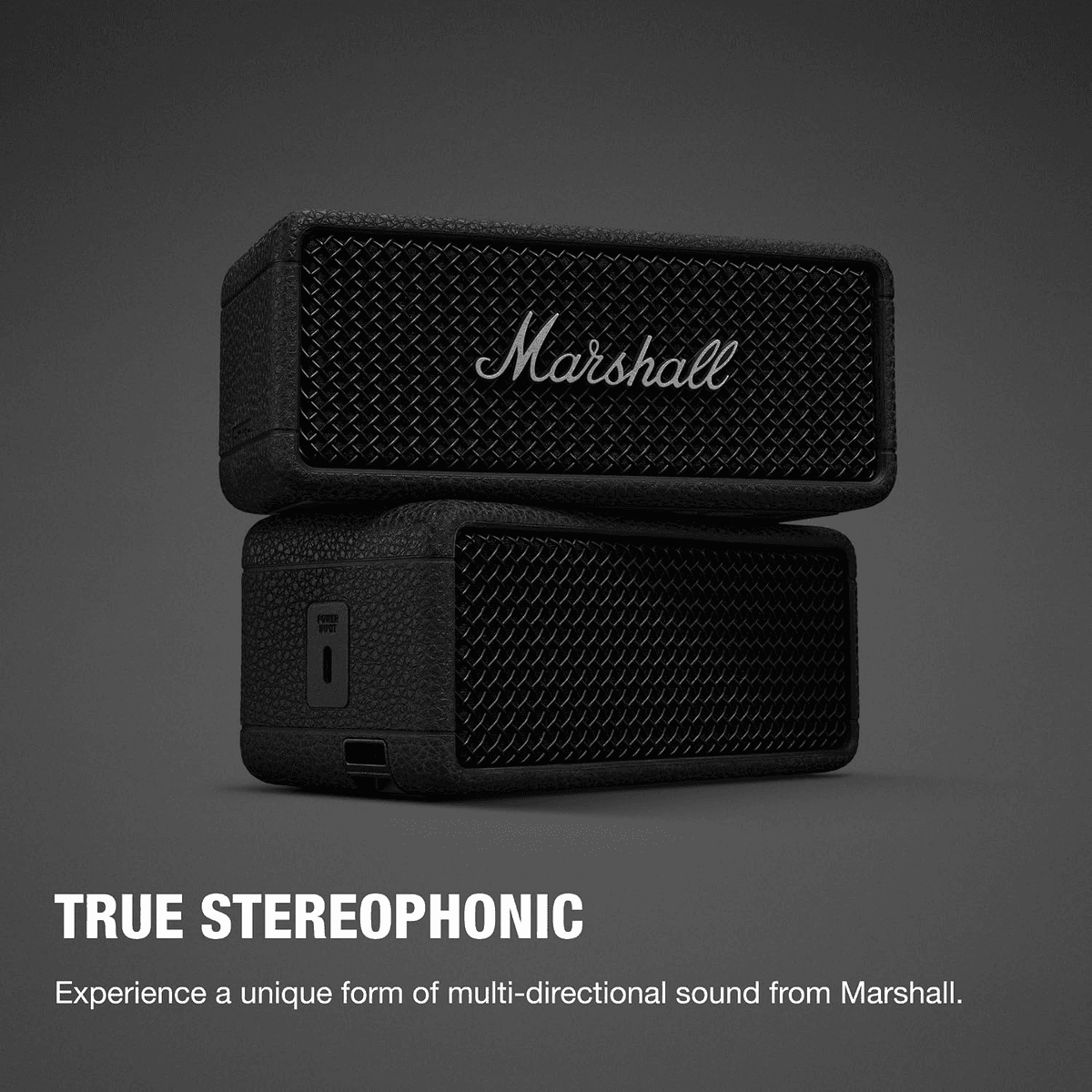 Marshall Emberton III Portable Bluetooth Speaker - Black/Silver image 3