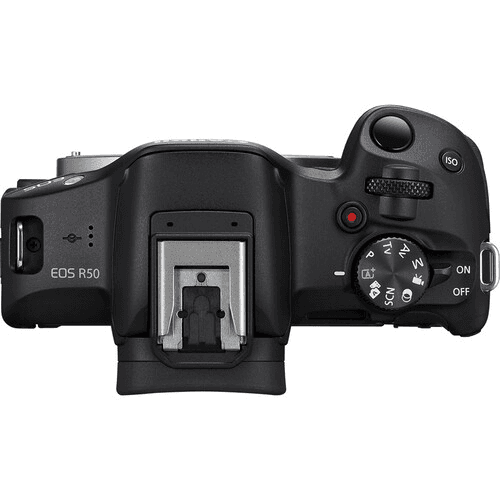 Canon EOS R50 Mirrorless Camera with 18-45mm Lens - Black image 3