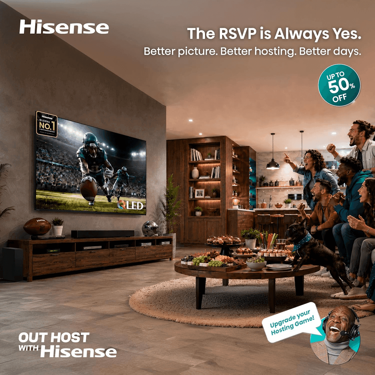 Hisense 40" QD4 Hi-QLED 1080p Fire TV (40QD4QF) image 2