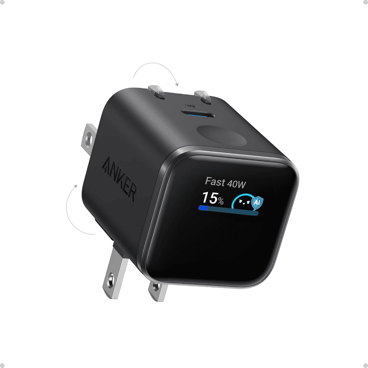 Anker Nano 45W Smart Display USB-C Charger