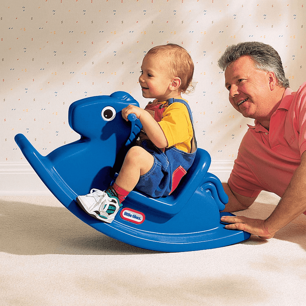 Little Tikes Blue Rocking Horse image 2