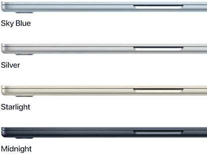 Apple 15-inch MacBook Air with M5, 16GB RAM, 1TB SSD - Sky Blue image 3