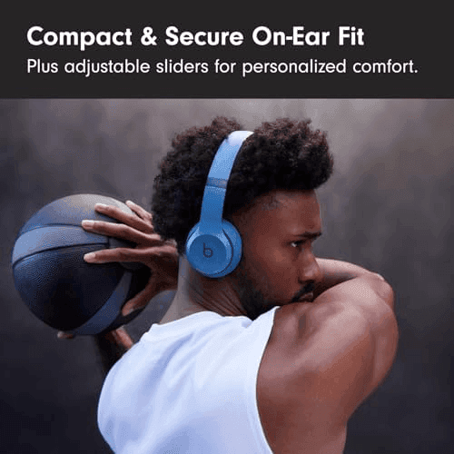 Beats Solo 4 Wireless On-Ear Headphones, Slate Blue image 3