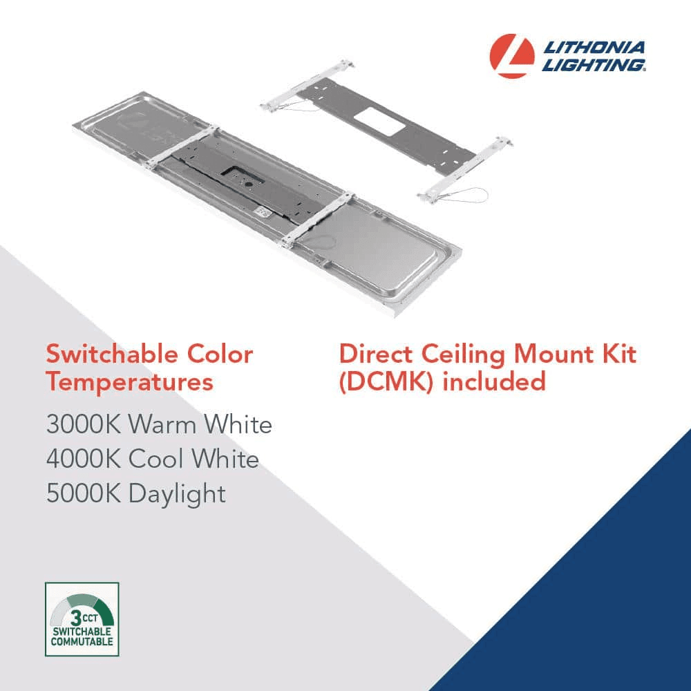 Lithonia Lighting 2 x 4 ft. 4000-Lumen LED Flat Panel image 3