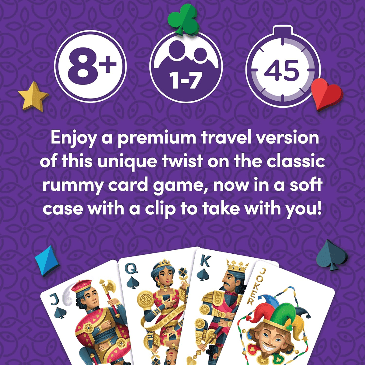 Five Crowns Travel Case Rummy-Style Card Game image 3