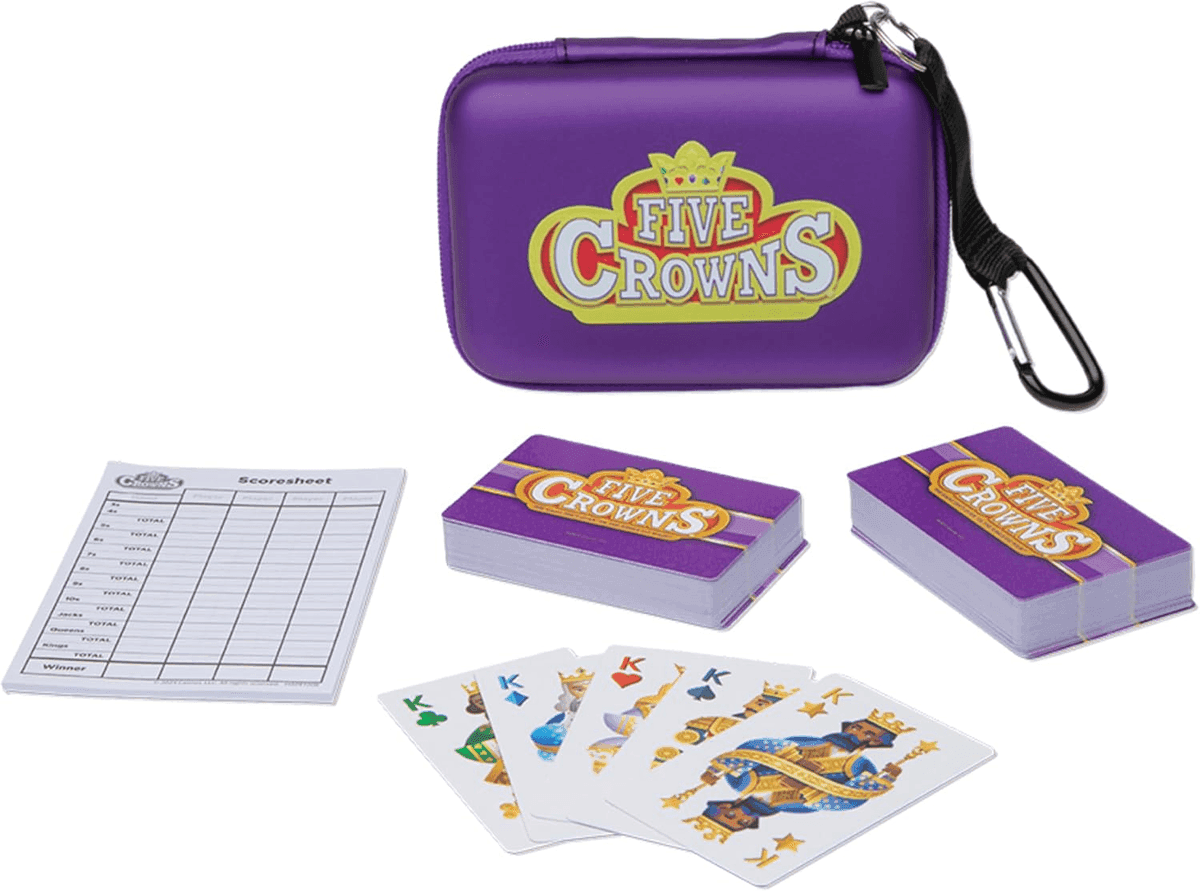 Five Crowns Travel Case Rummy-Style Card Game