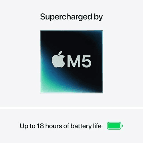 Apple 2026 MacBook Air 13-inch M5, 24GB RAM, 1TB SSD - Midnight image 4