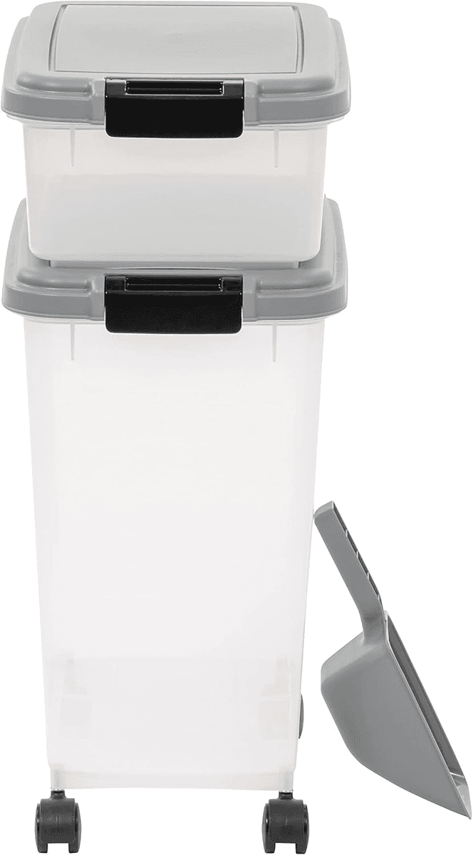 Amazon Basics 3-Piece Airtight Pet Food Storage Set image 5
