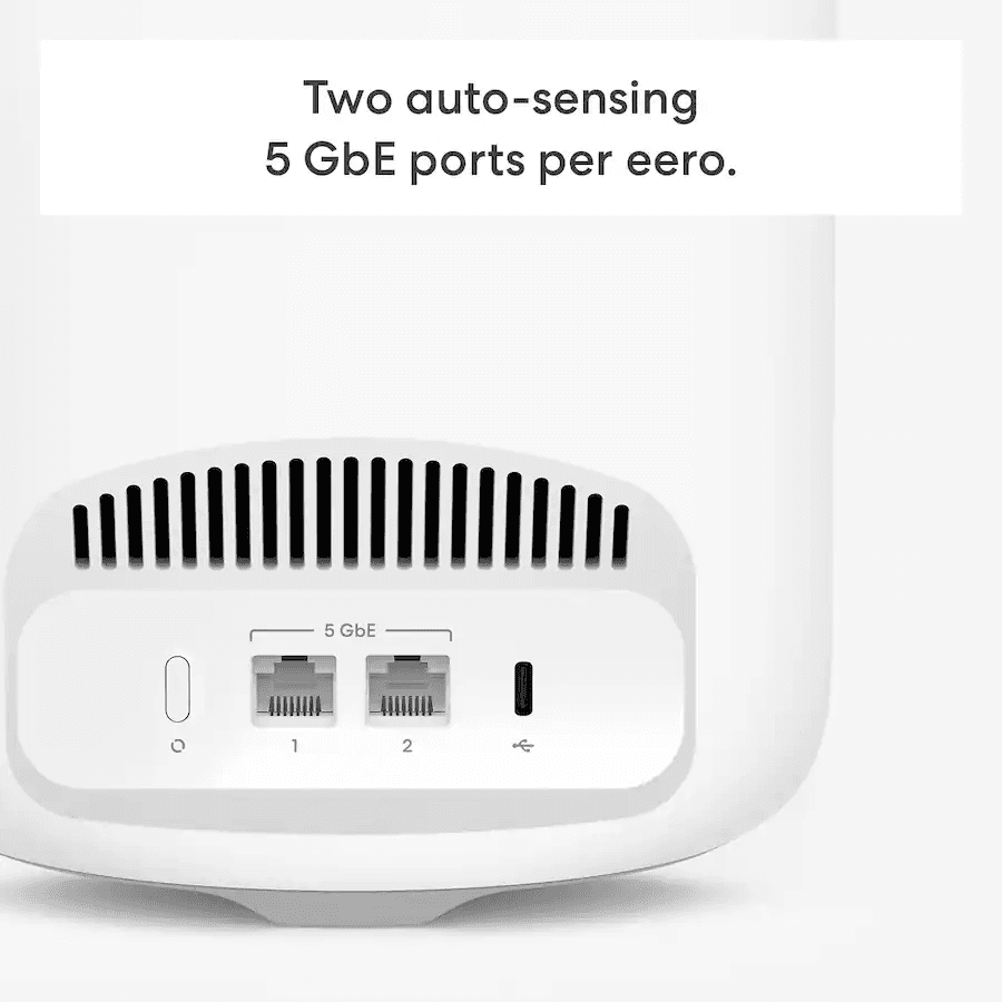 eero Pro 7 Tri-Band Mesh Wi-Fi 7 System, 3-Pack image 3