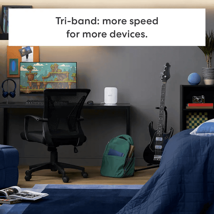eero Pro 7 Tri-Band Mesh Wi-Fi 7 System, 3-Pack image 5