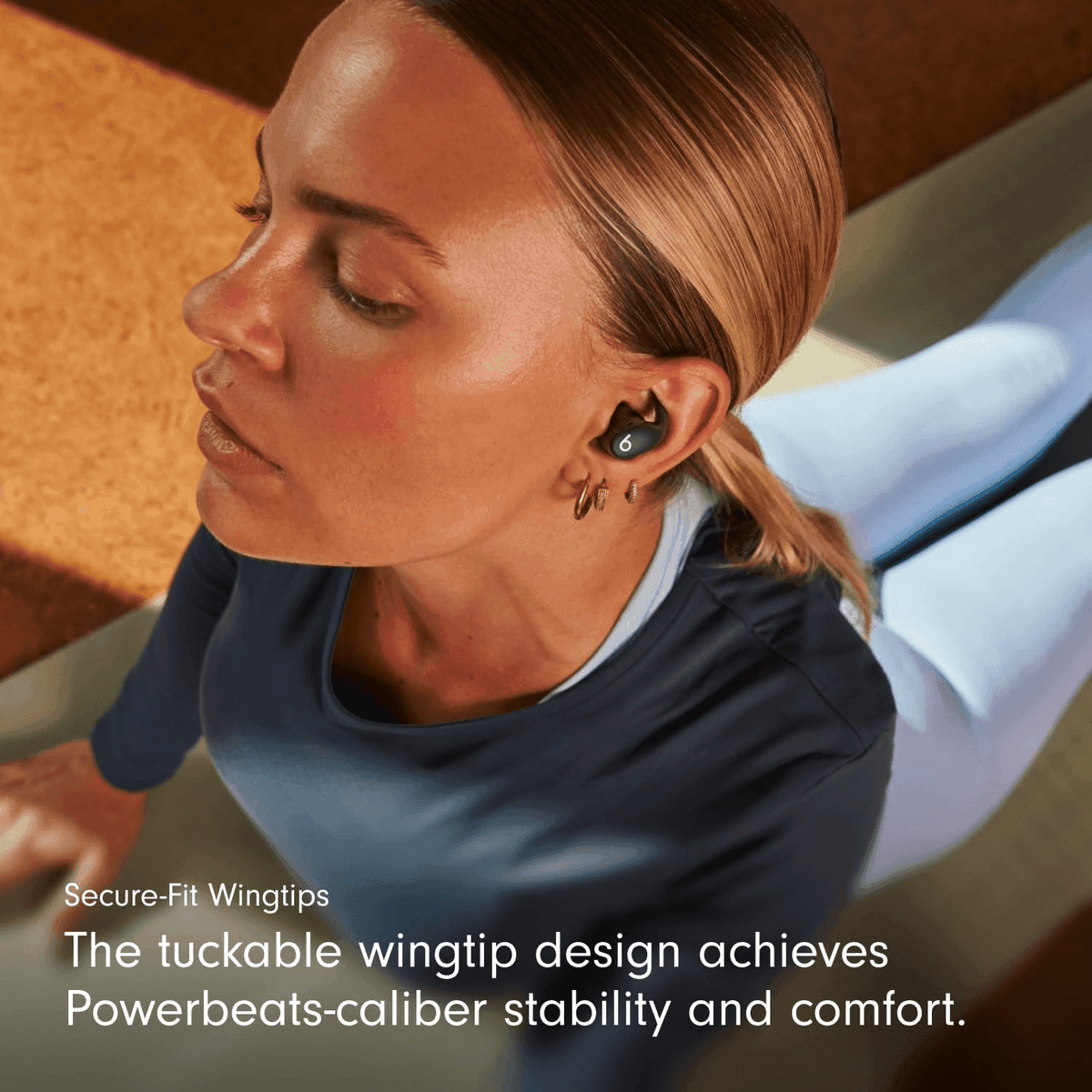 Beats Powerbeats Fit Noise-Cancelling Workout Earbuds, Jet Black image 4