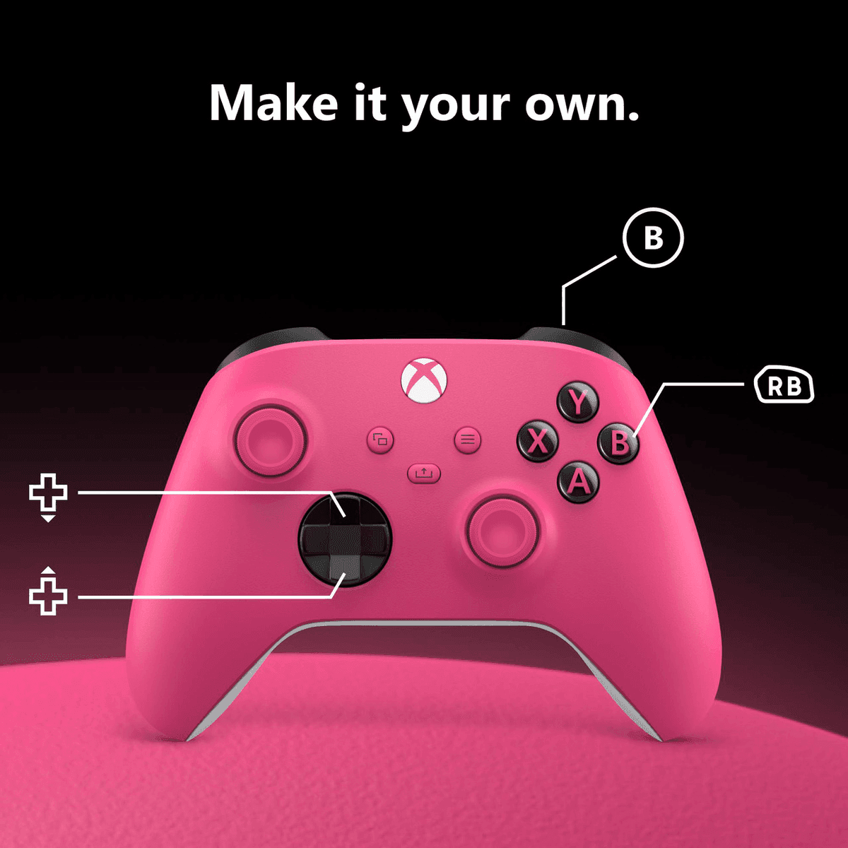 Microsoft Xbox Wireless Controller, Deep Pink image 5