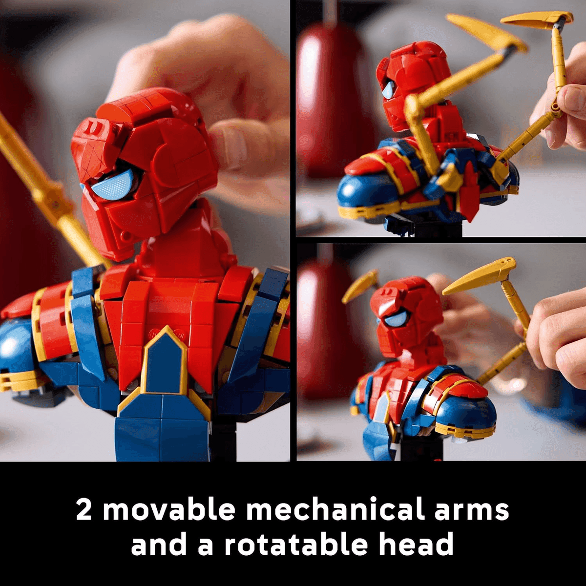 LEGO Marvel Iron Spider-Man Bust 76326, 379 Pieces image 4