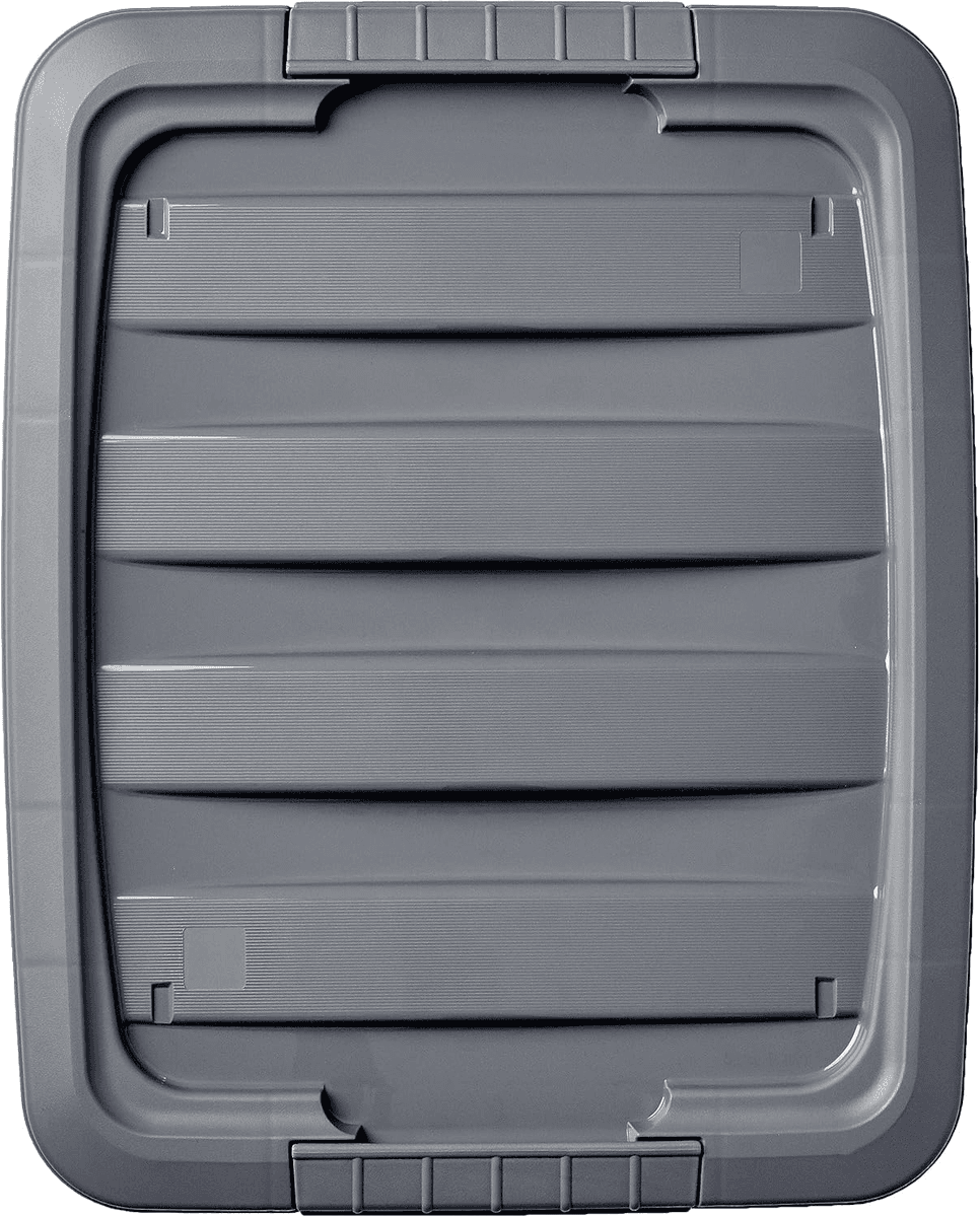 Amazon Basics 19-Quart Latching Storage Bins - Set of 6 image 3