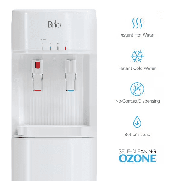 Brio Bottom-Load Hot & Cold Water Dispenser - White image 4