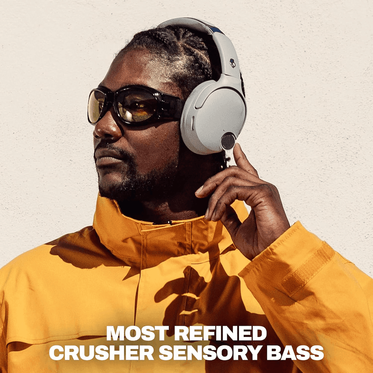 Skullcandy Crusher 1080 ANC Headphones with Sound by Bose - Cement image 2