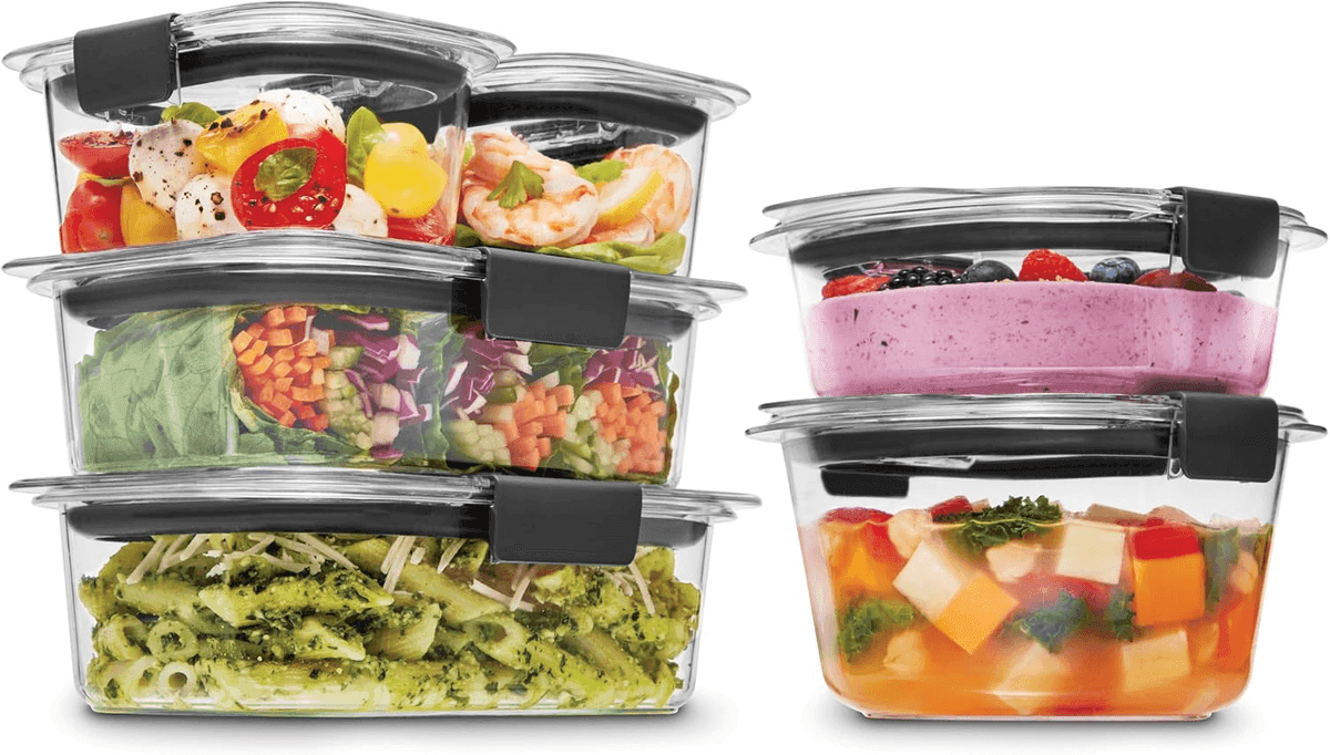 Rubbermaid Brilliance 12-Piece Food Storage Container Set