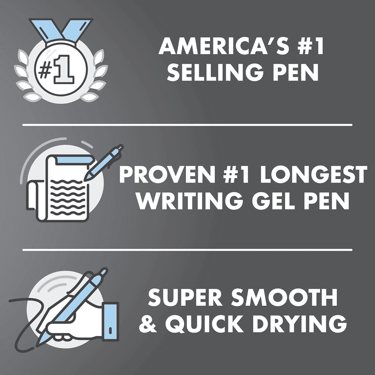 PILOT G2 Bold 1.0mm Black Gel Pens, 12-Pack image 4