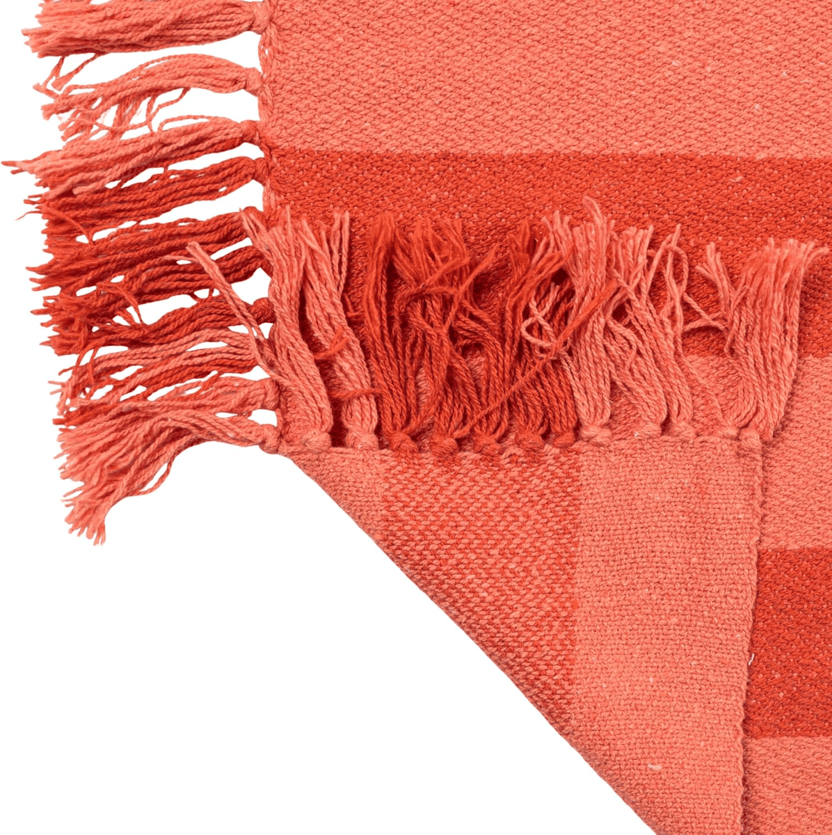 Creative Co-Op Woven Cotton Blend Throw (Red/Pink) for $18.76 image 3