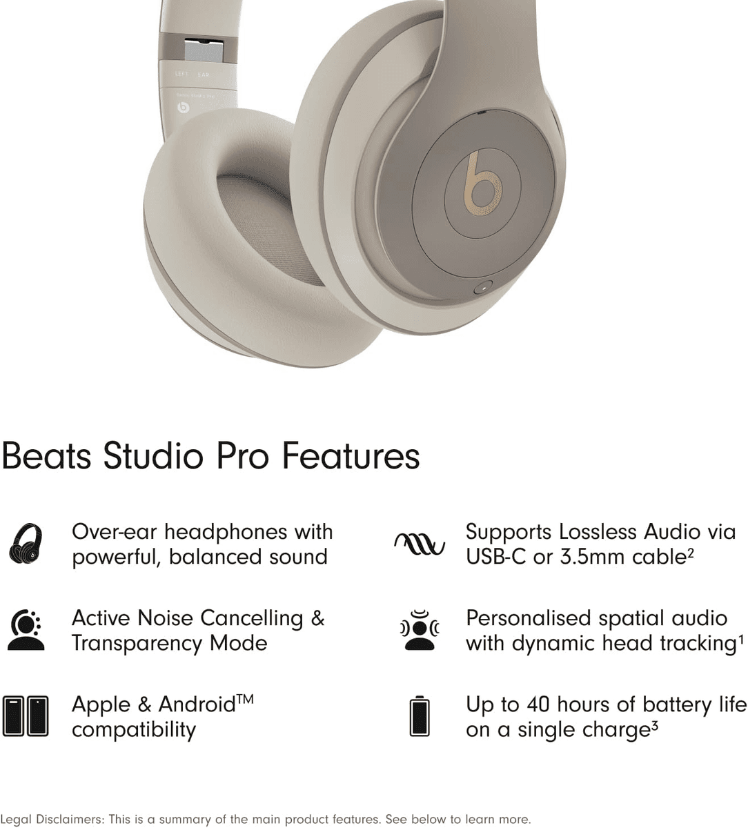 Beats Studio Pro Wireless Noise-Cancelling Headphones image 2