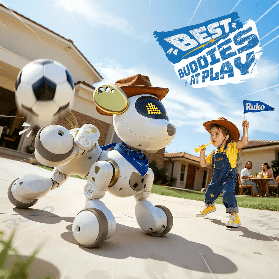 Ruko 18011 Smart Robot Dog Toy with Remote & Gesture Control image 3