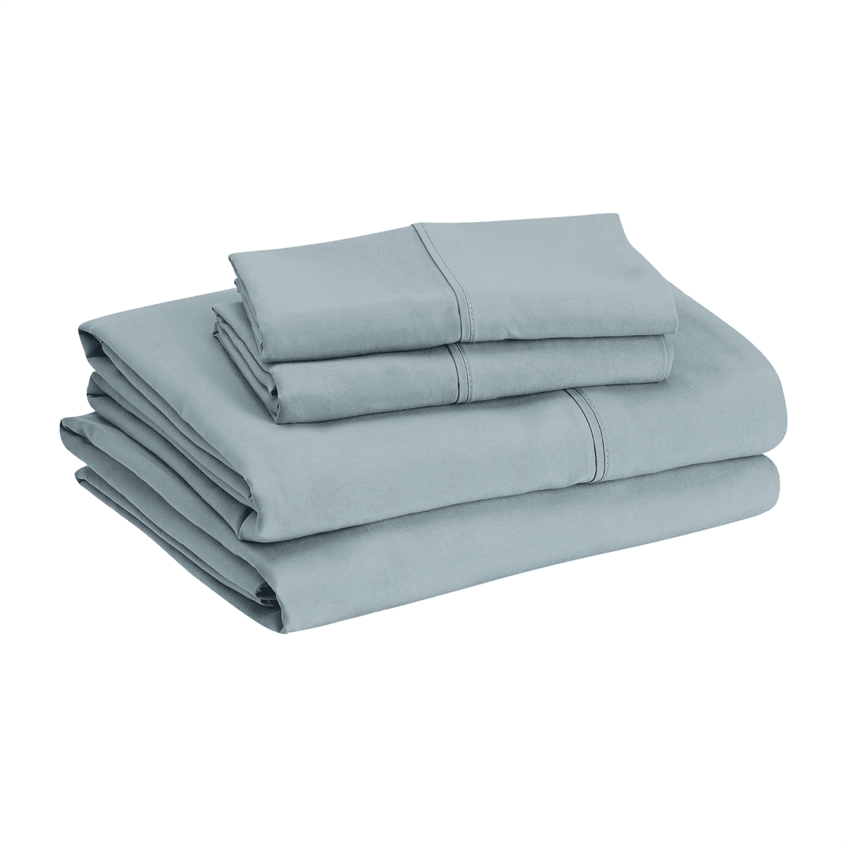 [Prime] Amazon Basics Queen Spa Blue 4-Piece Sheet Set image 2